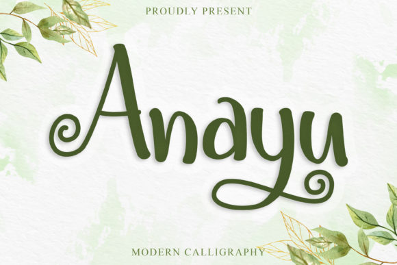 Anayu: The Whimsical Handwritten Typeface for Digital Branding