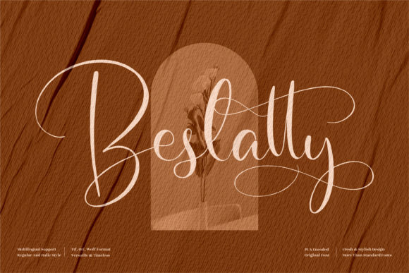 Beslatty: A Delicate Handwritten Typeface for Elegant Branding