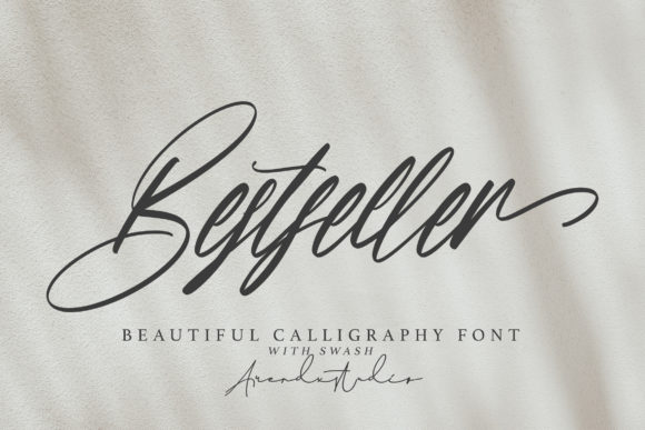 Bestseller: The Handwritten Typeface for Elegant Editorial Design