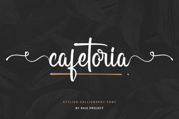 Cafetoria: The Elegant Handwritten Typeface for Modern Web Design