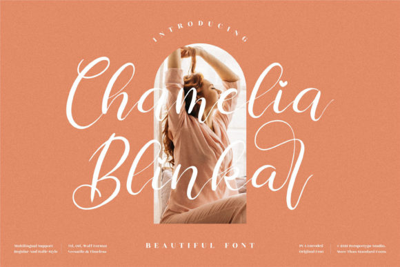 Chamelia Blinkar: A Delicate Handwritten Typeface for Modern Branding