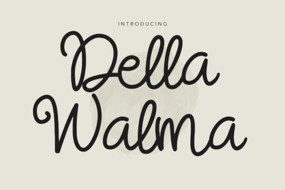 Della Walma: The Script Typeface That Elevates Your Campaign Visuals