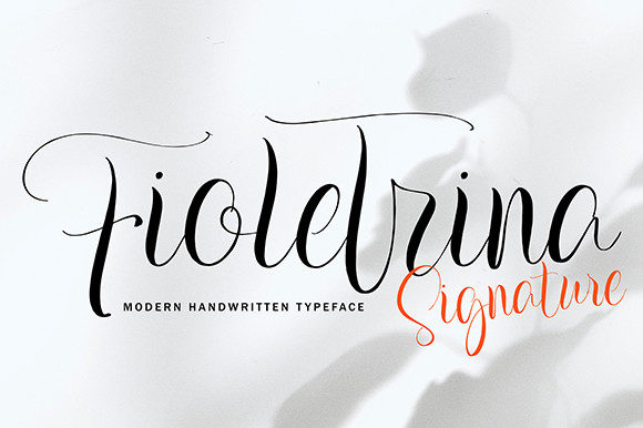 Fioletrina: The Handwritten Typeface for Modern Web Design