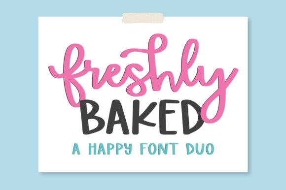 Freshly Baked: A Creative Duo Typeface for Modern Branding