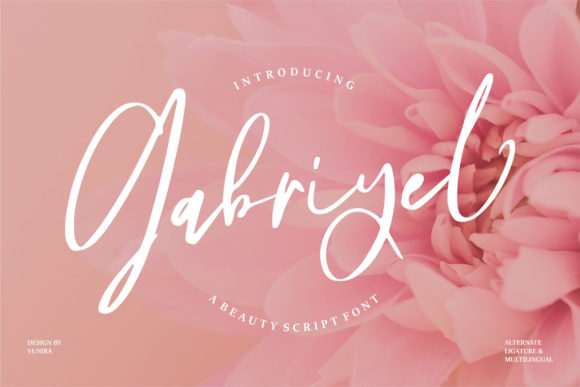 Gabriyel: The Handwritten Typeface That Elevates Your Campaign Design