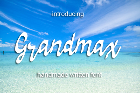Grandmax: A Delicate Script Typeface for Elegant Web Design