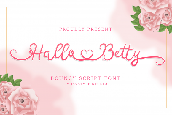 Hallo Betty: A Handwritten Typeface for Modern Campaigns
