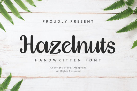 Hazelnuts: The Elegant Handwritten Typeface for Modern Campaigns