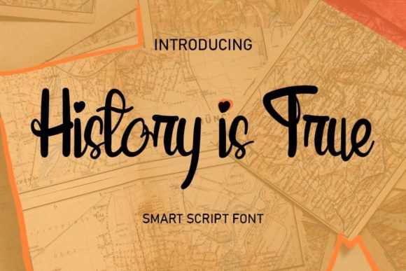 History is True: A Handwritten Typeface for Editorial Design