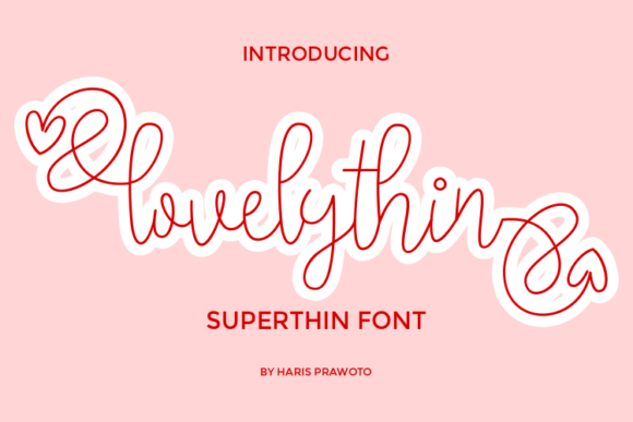 Lovelythin: The Elegant Handwritten Font for Crafters