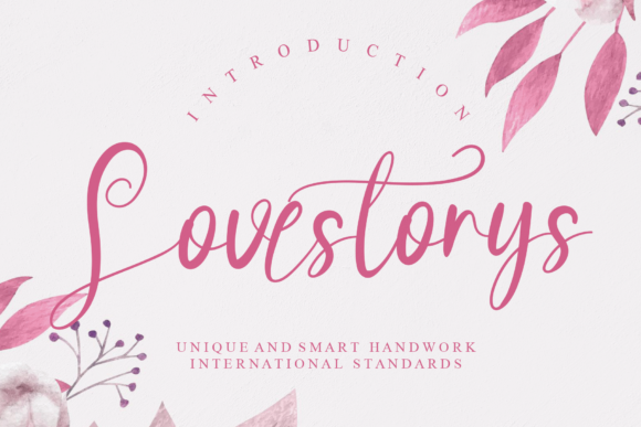 Lovestorys: The Elegant Script Typeface for Modern Web Design