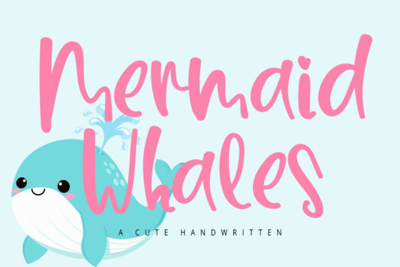 Mermaid Whales: The Perfect Script Font for Handmade Labels