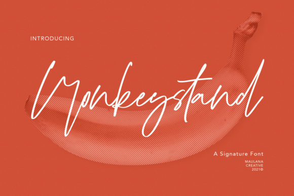 Monkeystand: A Sleek Handwritten Typeface for Editorial Design