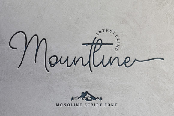 Mountline: The Handwritten Typeface That Elevates Brand Storytelling