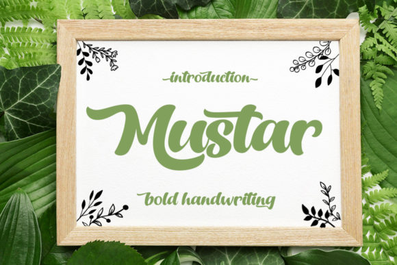 Mustar: The Delicate Handwritten Typeface for Elegant Branding