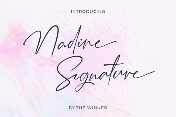 Nadine Signature: The Premium Script Font for Scroll-Stopping Campaigns