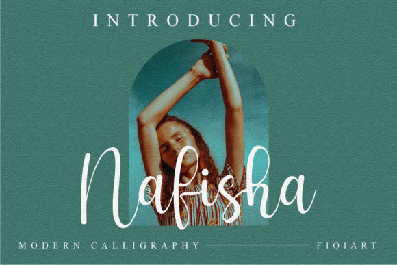 Nafisha: A Handwritten Typeface for Elegant Web Design