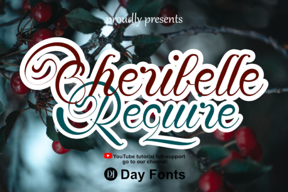 Require Cheribelle: A Sophisticated Handwritten Typeface for Editorial Design