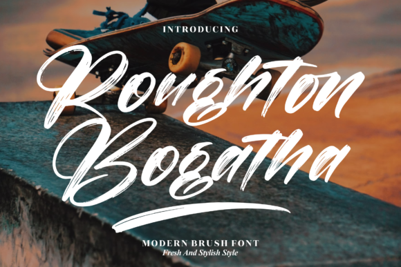 Roughton Bogatha: The Handwritten Typeface for Scroll-Stopping Campaigns