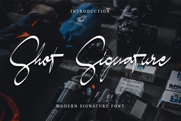 Shot Signature: The Handwritten Typeface for Modern Web Design