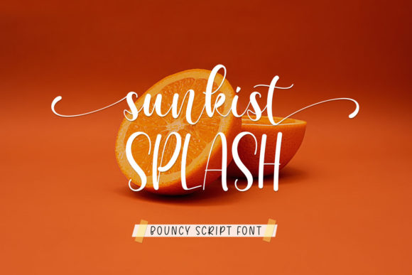 Sunkist Splash: The Elegant Typeface for Authentic Small Business Branding