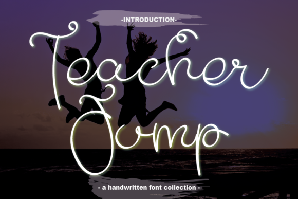 Teacher Jump: The Premium Script Font for Scroll-Stopping Campaigns