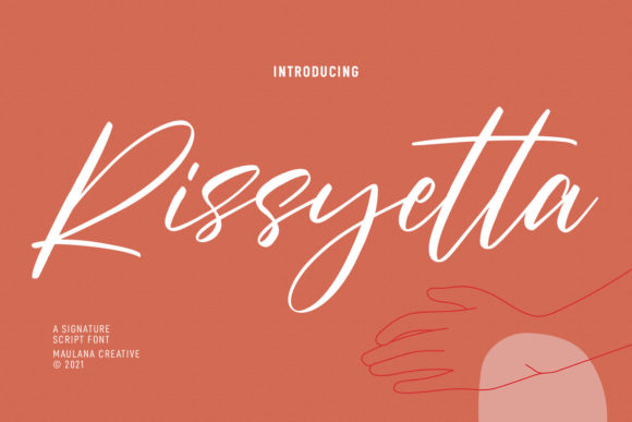 Upgrade Your Brand Identity with the Rissyetta Signature Typeface